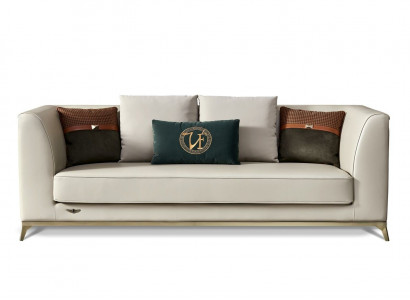 Sofa Ensembel 3+1+1 Sëtzer Set Design Sofa Polster Couchen Modern Couch